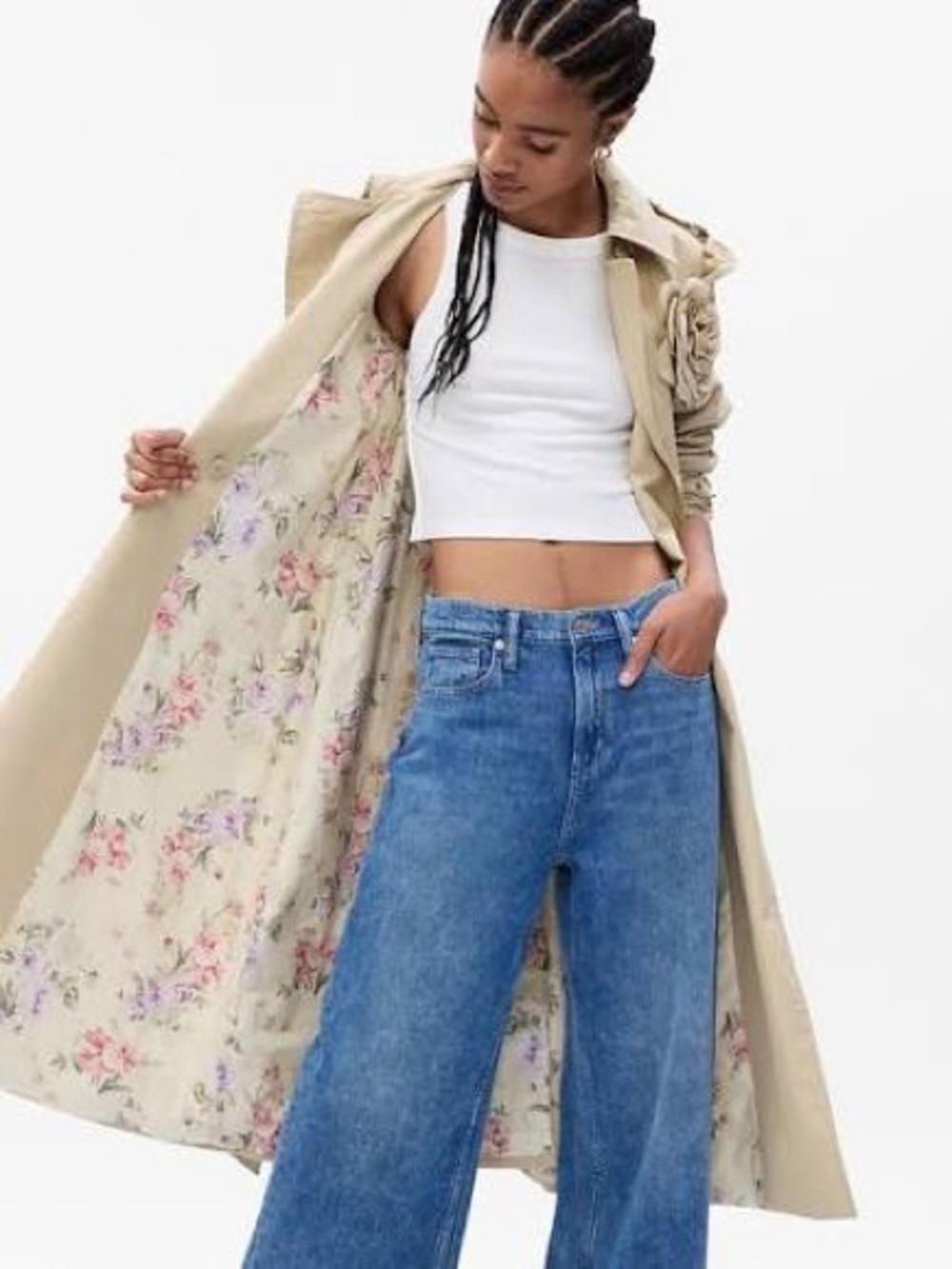 Gap × LoveShackFancy Trench Coat
 NWT Size Large
